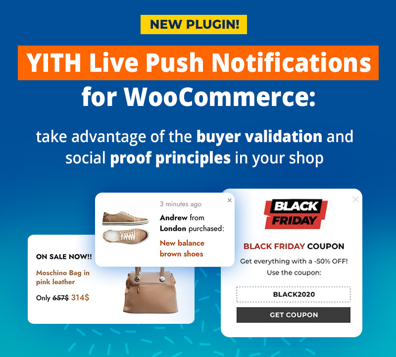 New plugin: YITH Live Push Notifications for WooCommerce