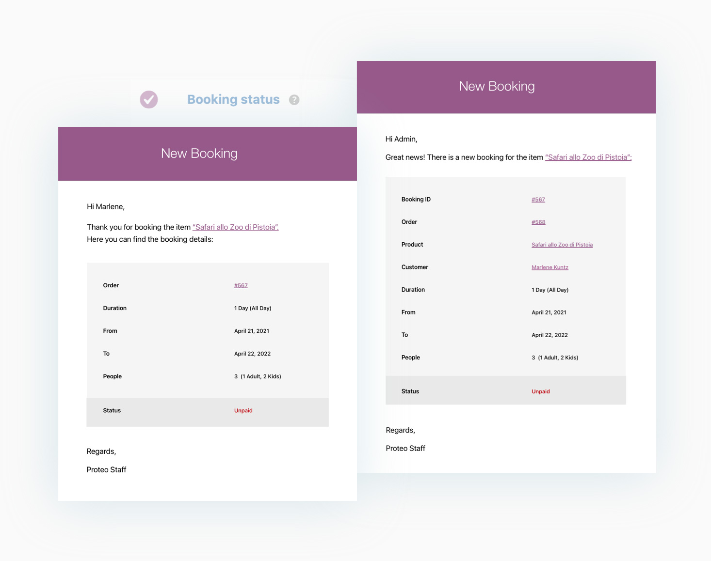 YITH WooCommerce Bookings Email Notifications