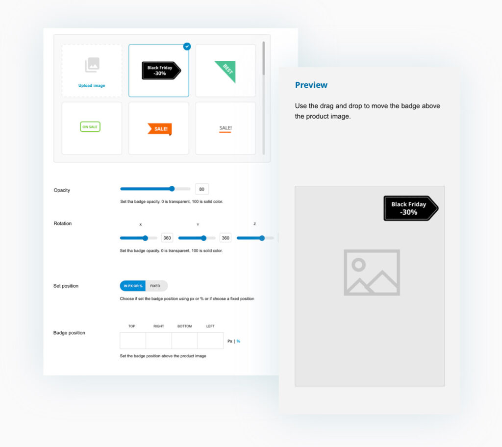 YITH Badge Management