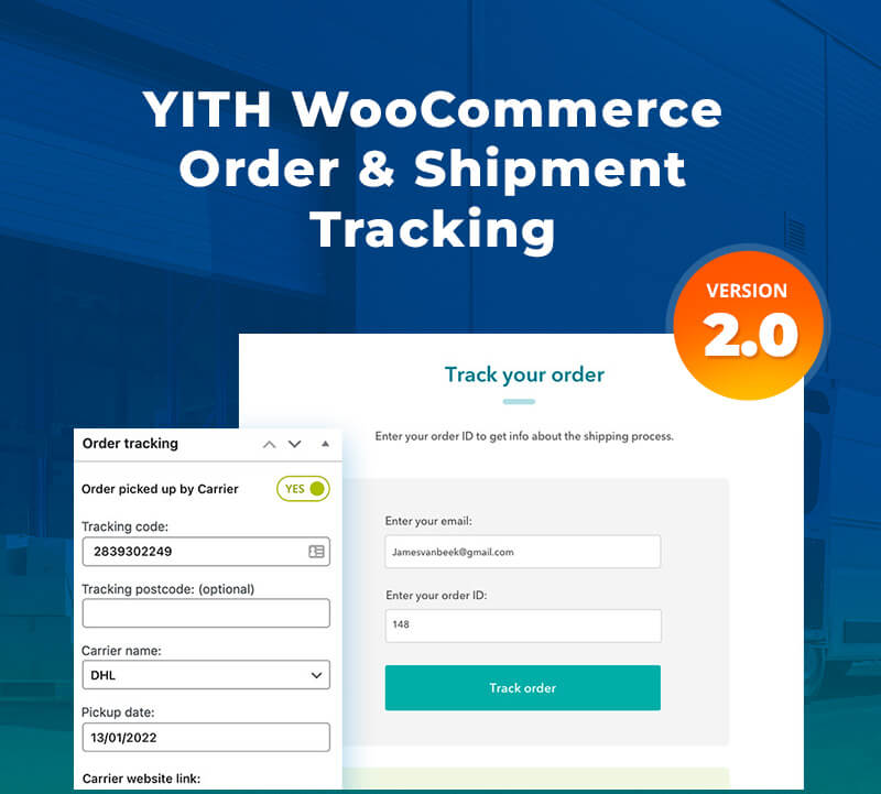 YITH WooCommerce Order & Shipment Tracking 2.0