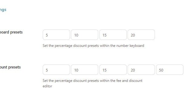 Presets