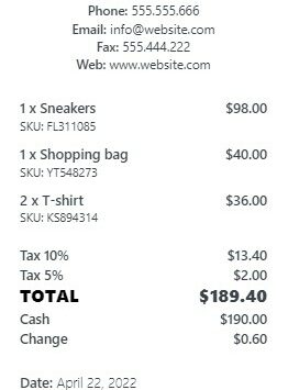Receipt