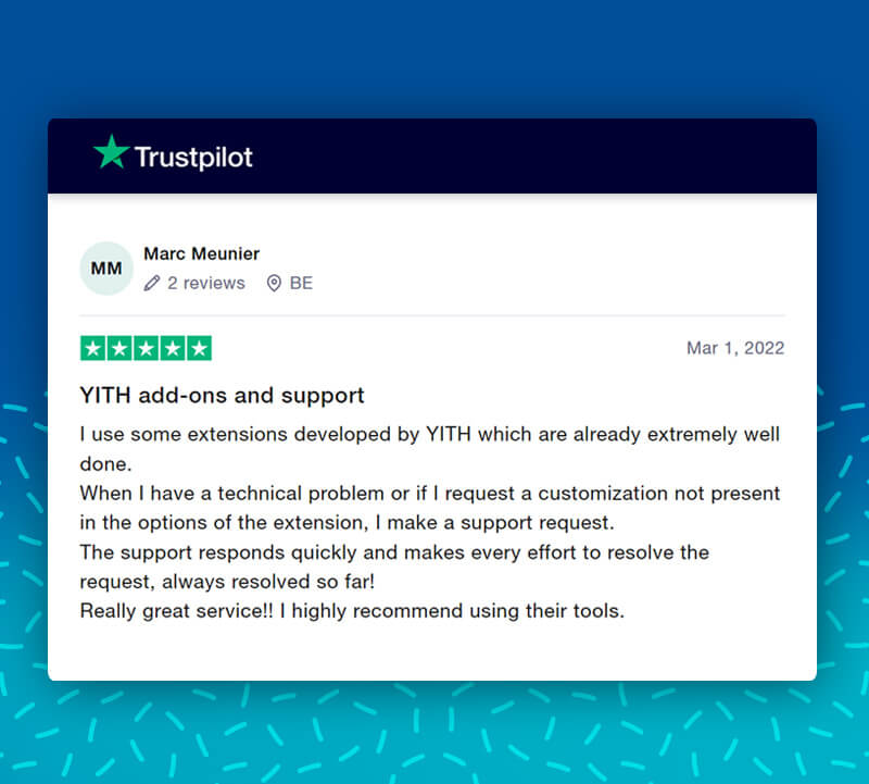 Messaggi Trustpilot