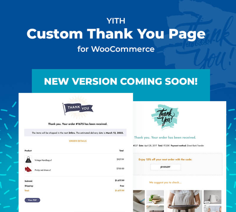 Custom Thank You Page new version coming soon