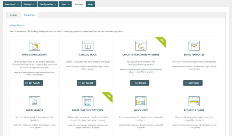 Add-ons - Integrations