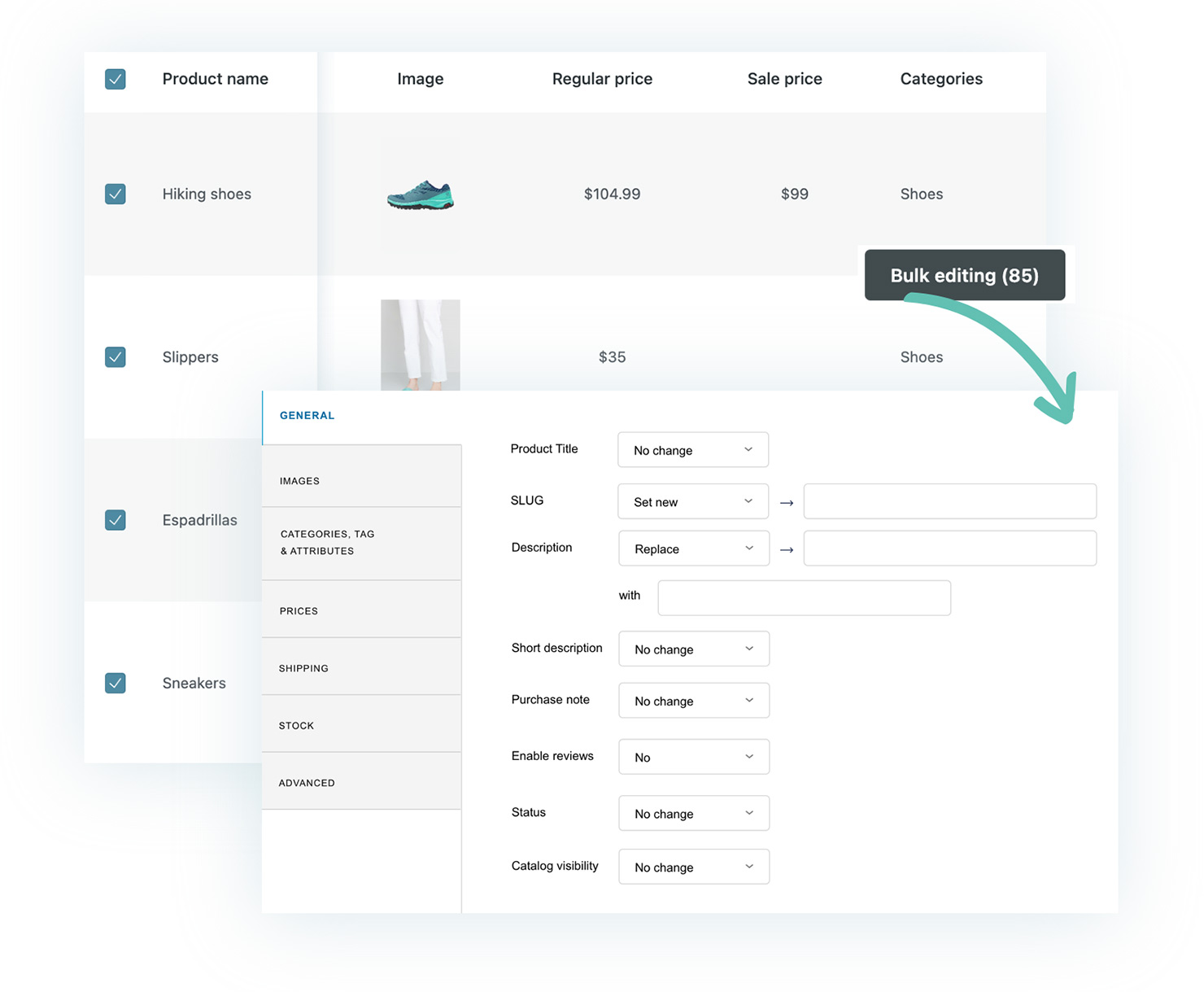 YITH Bulk Product Editing