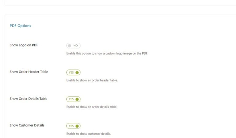 Customization - PDF