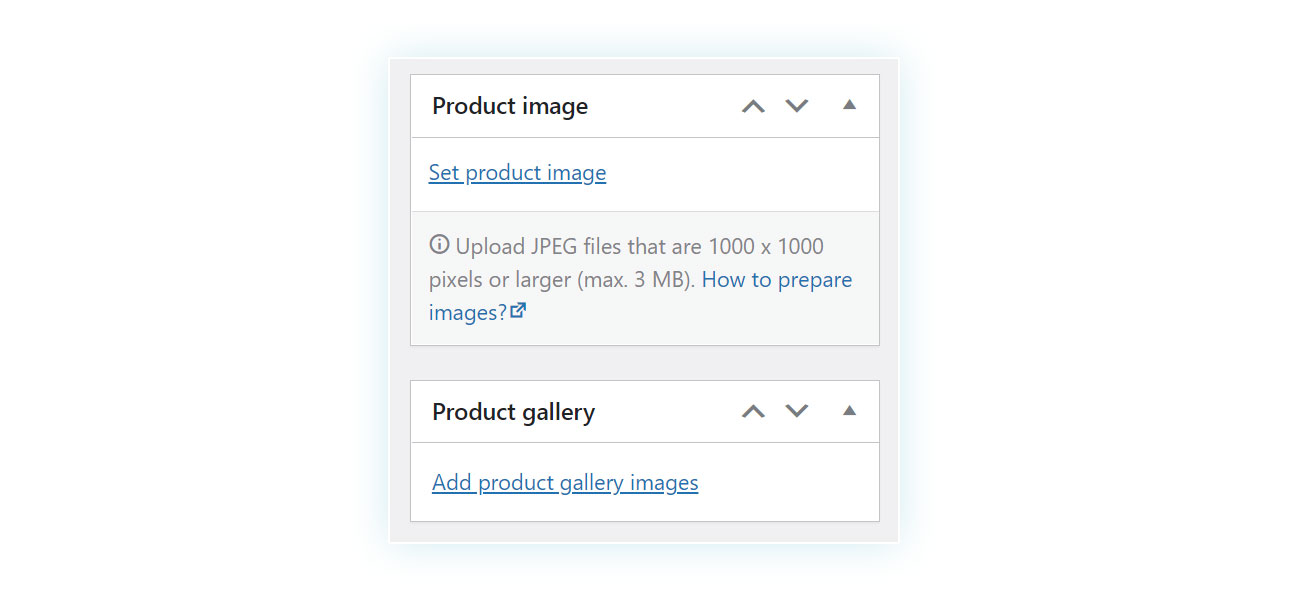 WooCommerce Product image and gallery