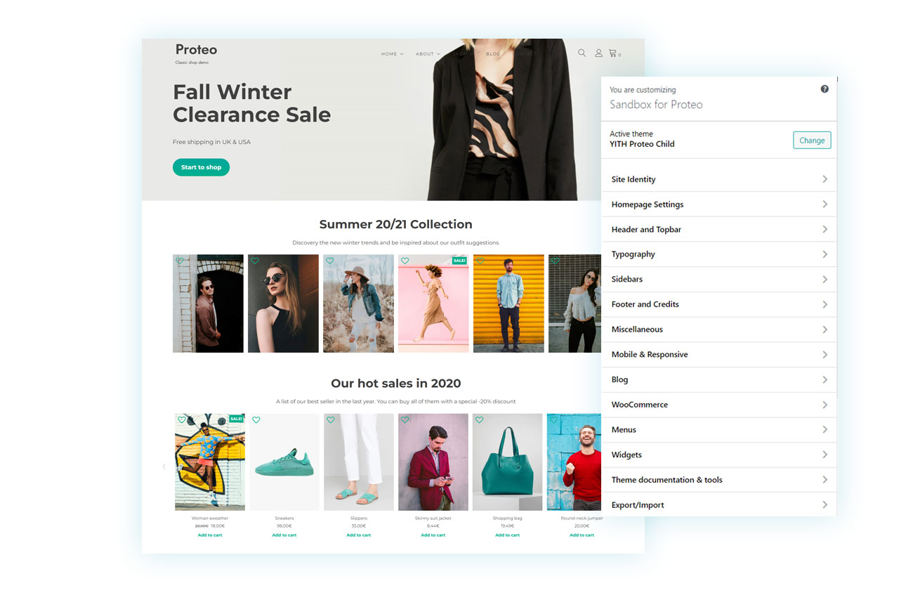 Proteo WooCommerce theme