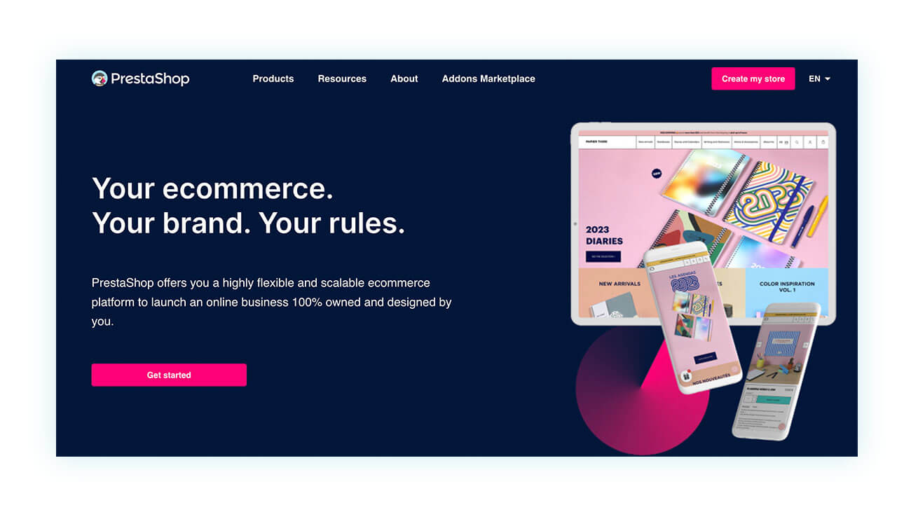 prestashop site