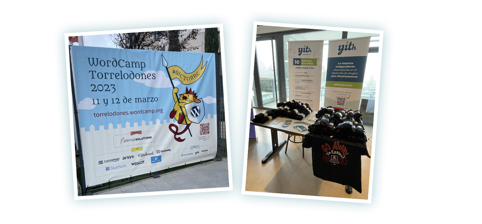 Our stand in WordCamp Torrelodones