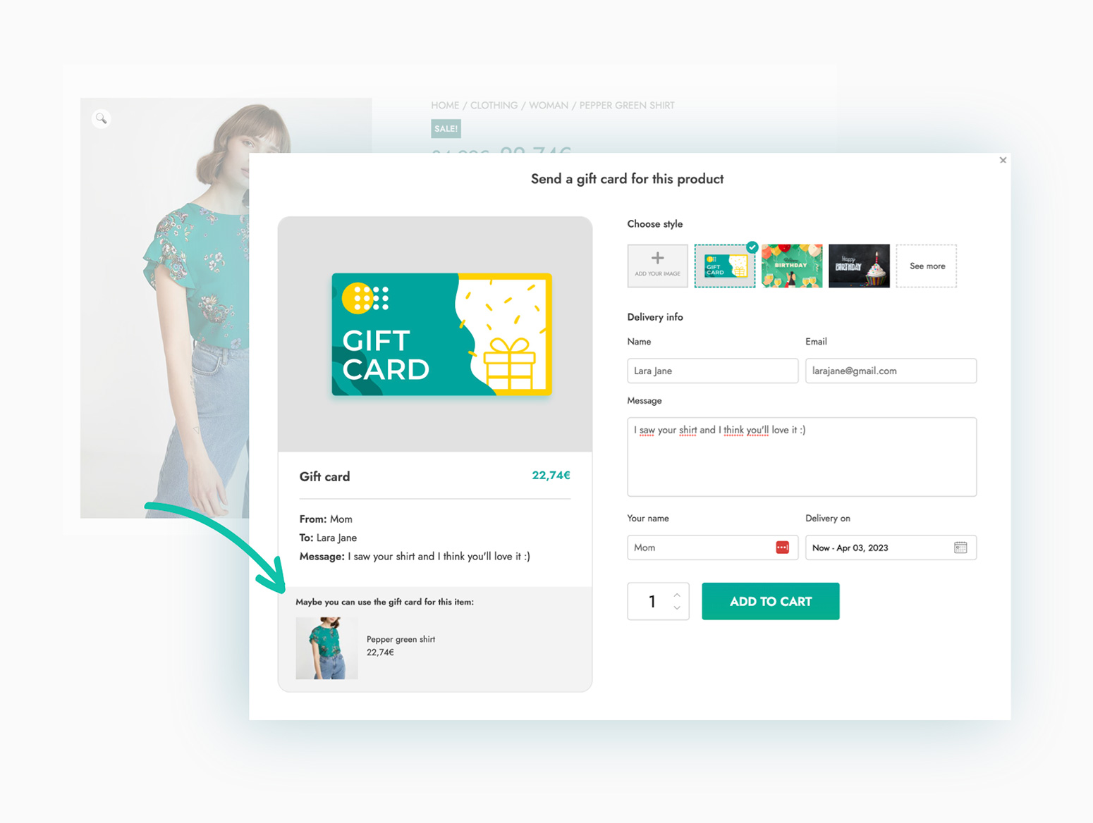 Gift card website discount