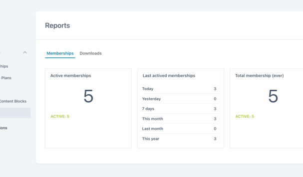 Membership reports