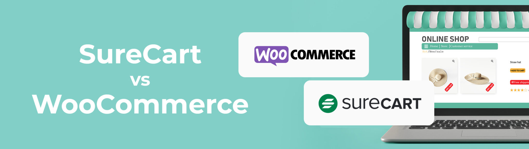 SureCart vs WooCommerce - 2026