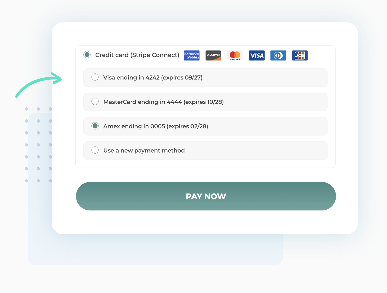 Save credit cards