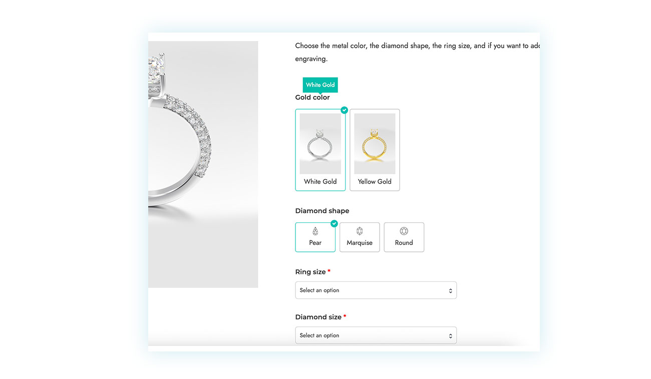 Customizable ring