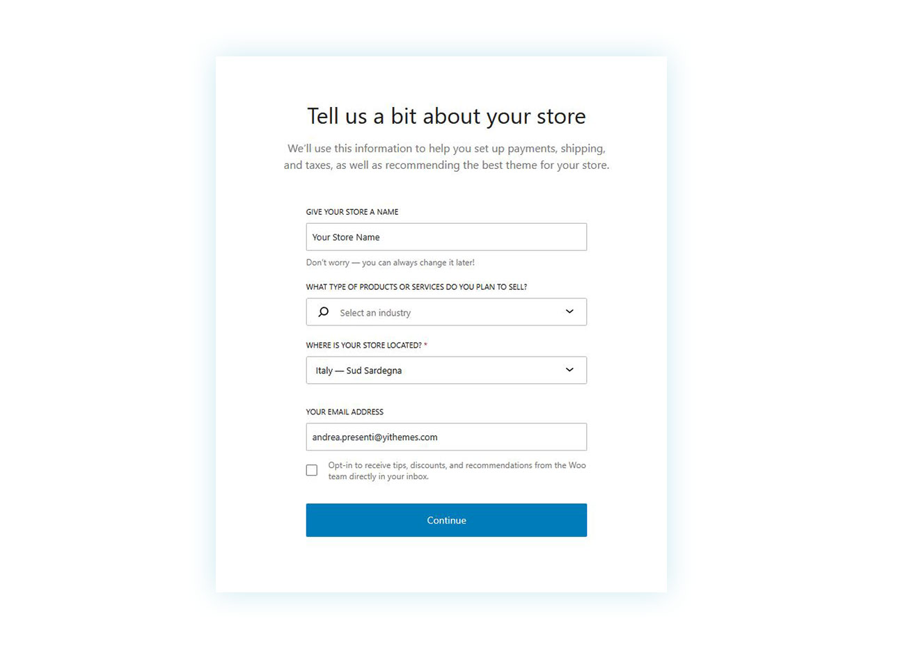 Name your store
