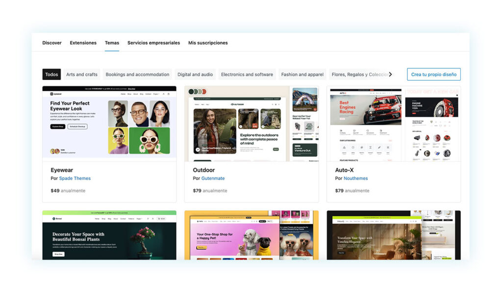 Theme marketplace