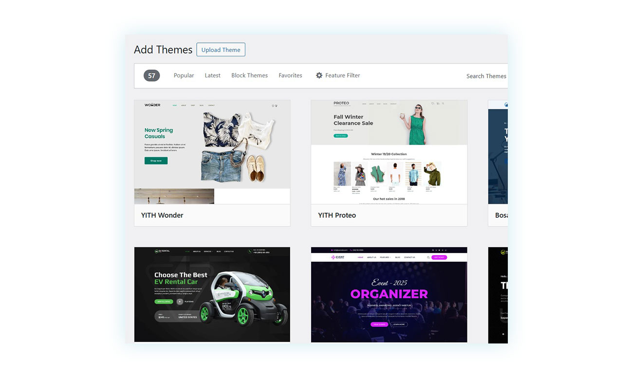 Download themes