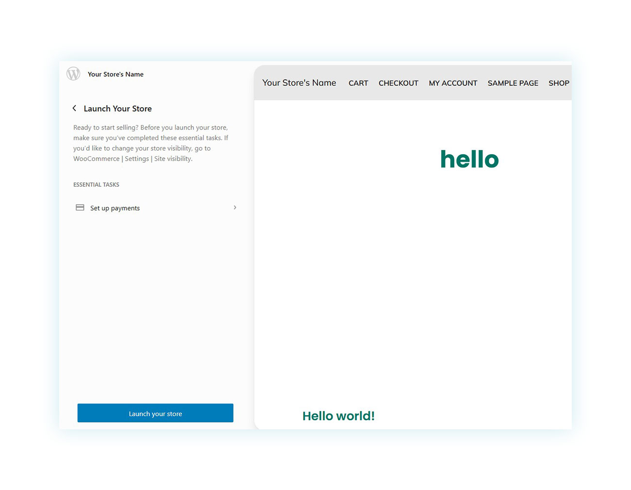 Launch your store