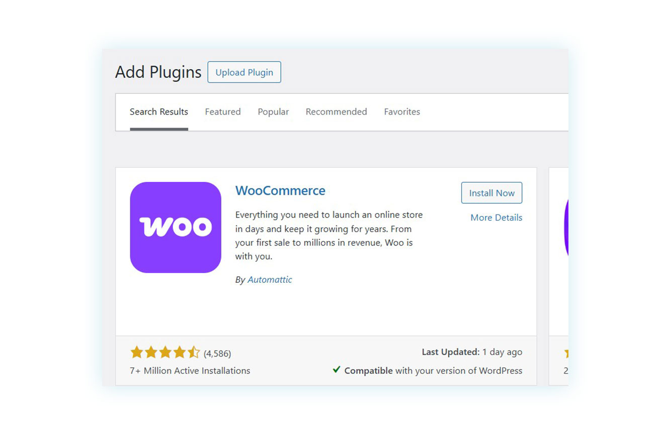 Search for the plugin