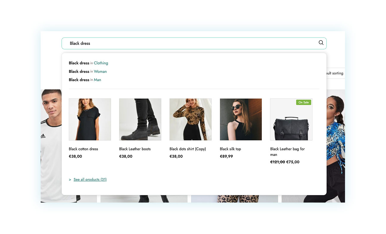 Search for “Black Dress”